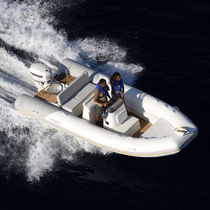 Outboard inflatable boat / RIB / side console / sport