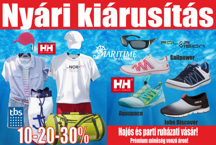 Ruházati vásár - Maritime Hajósbolt