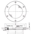 Ablak 190mm átm, kerek