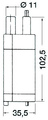 Vízszivattyú, 12V 18l/perc