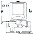 Üzemanyag csap 12 V-os