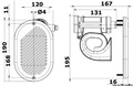 Kürt elektromos 12V mély hangú