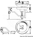 Padlónyitó, kerek, átm: 90mm