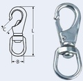 Karabiner táska forgó 100mm rm