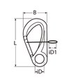 Bójakarabiner rmA4 108x63mm