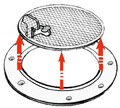 Dekli 242mm,kerek,1fül,vízzáró