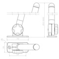 Lámpa 360°-os, lehajtható, LED