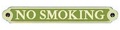 Bronztábla - No Smoking