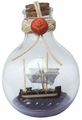 Hajó üvegben, kerek