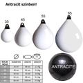 Cseppfender 55x73 antracitsz.