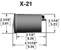 Kompasz X-21 műszerfalba