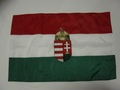 Zászló magyar 30x45 címeres