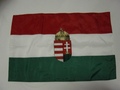 Zászló magyar 20x30cm címeres