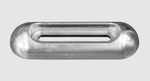 Anód lapos 200x65mm 0,49kg