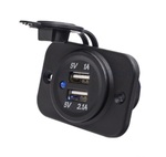 USB csatlakozó aljzat 2 USB-s