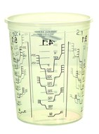 Keverőpohár, műanyag, 300 ml