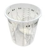 Keverőpohár, műanyag, 1100 ml