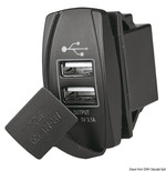 USB csatlakozó aljzat 2 USB-s