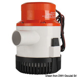 Fenékszivattyú 12V 221l/perc