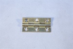Zsanér 40x20mm, réz