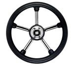 Kormány 5 küllős 350mm fek