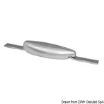 Anód lapos 260x60mm 1 kg