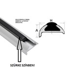 Profil gumi alu sínbe szürke