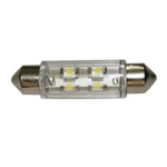 Izzó 12V ledes 2x4 leddel 39mm