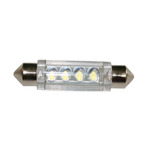 Izzó 12V ledes 4 leddel 41mm