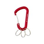 Karabiner alu,3 kulcskarikával