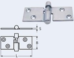 Zsanér 90x38mm, rozsdamentes