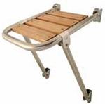 Hátsó plattform rozsdam.+teak
