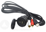USB és AUX csatlakozók kábelek