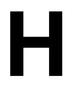 Betűmatrica H 100 mm