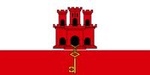 Zászló gibraltári 20x30 kötős