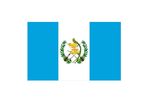 Zászló Guatemala 30x45 kötős