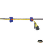 Tépőzár, vágható, kék