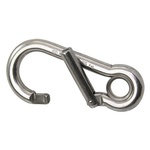 Karabiner 10x100 kötélkímélő