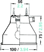 Decklámpa Rostock 12V 8W