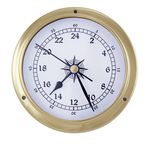 Óra réz 24 órás, fali 11,5 cm