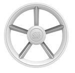 Kormány 5 küllős 320mm feh/ez